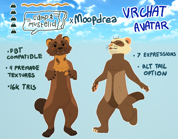 Mustelid Vrchat Avatar