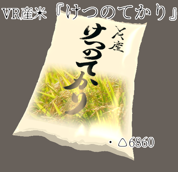 VRChat想定・VR産米『けつのてかり』
