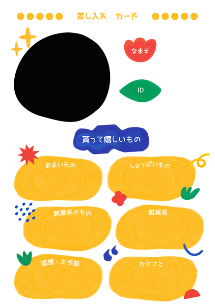 差し入れカード