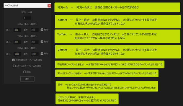 AE_150円Scripts_ ばらばらに出現・消滅