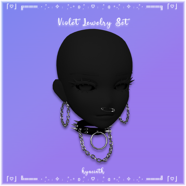 Violet Jewelry Set