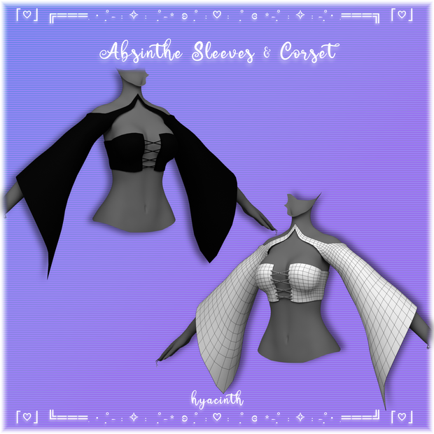 Absinthe Sleeves & Corset 