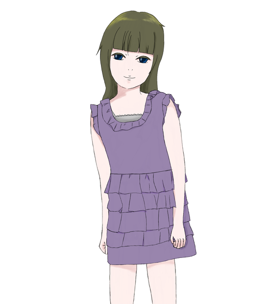 【無料】外国人風？の女の子イメージの立ち絵