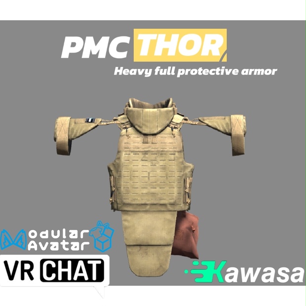 【VRC】Realistic THOR heavy full protection armor