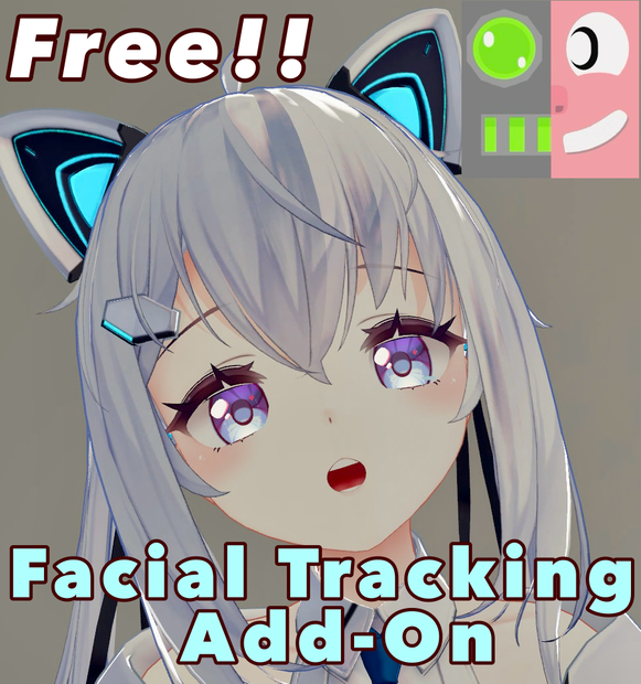 サフィー-Sapphy- V2 Facial Tracking Add-on [Free]