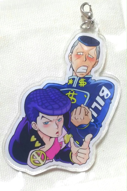 【仙台限定】未開封 2個セット ジョジョ展 アクキー 仗助&億泰 酔っ払い仗助＆億泰アクリルキーホルダー - ものだん - BOOTH