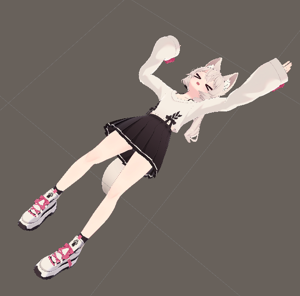 【Unity/VRChat】Lying on the ground and pampering animation