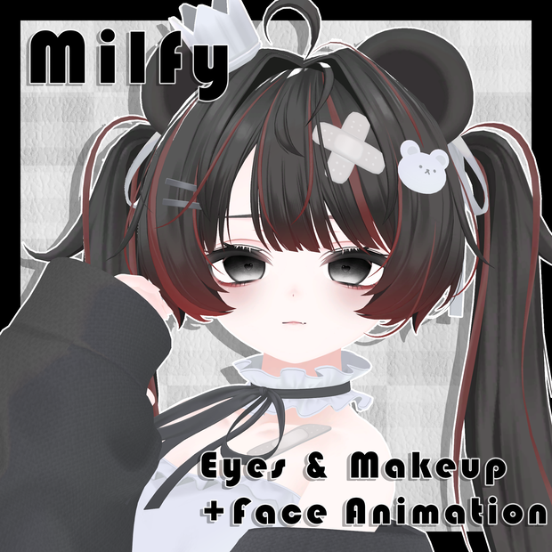 【Milfy ミルフィ】MAKEUP & EYE & Face Blendshape