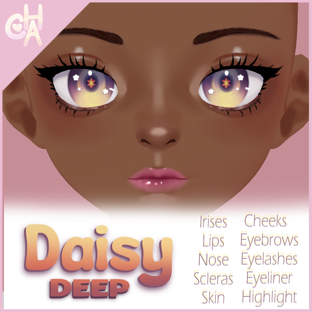 (Commercial) [VRoid] Daisy Deep Makeup Face Set - デイジーディープ メイクアップセット