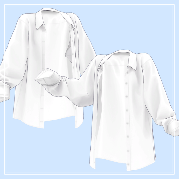 Solid Drop Oversized Shirt