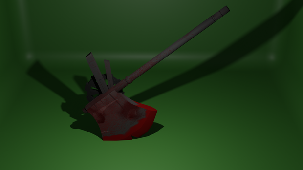【3Dモデル】伐採斧(Logging)『Lobotomy Corporation二次創作』