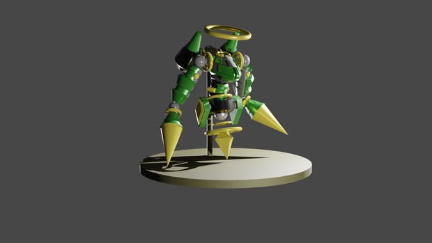 【3Dモデル】ロボットのフィギュア