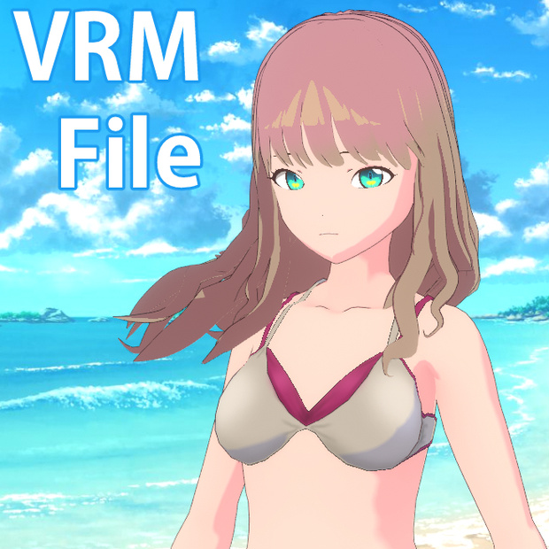 【VRM 同人作品】南 夢○ (水着)