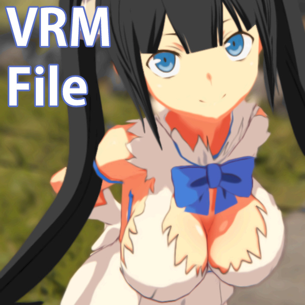 【VRM 同人作品】 ヘスティア(ダンまち)