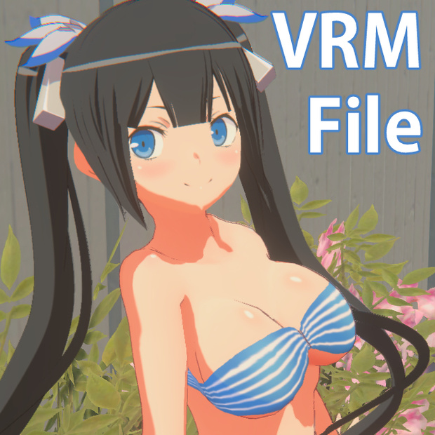 【VRM 同人作品】水着2022 ヘスティア Ver. 2.0