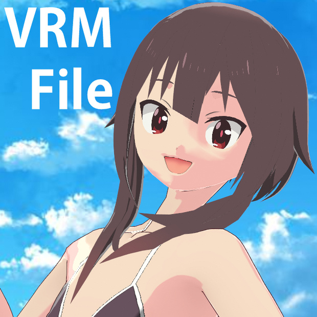 【VRM 同人作品】水着めぐみん(このすば)