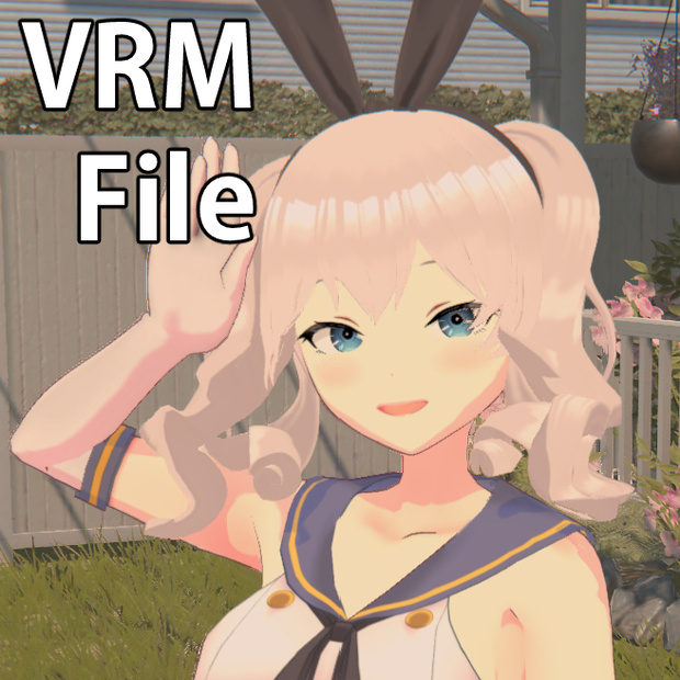 【VRM 同人作品】島風コス鹿島(艦これ)