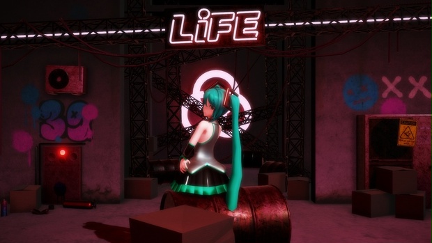 MMD用 LiFE Stage - NURUNURU Shop - BOOTH