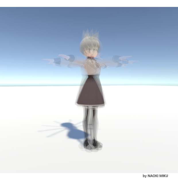 Unity Tポーズヘリコプター モーション