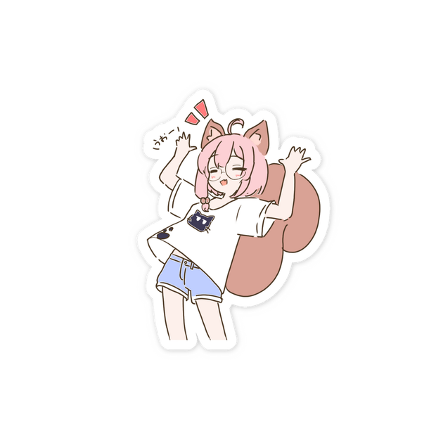 うおーステッカー