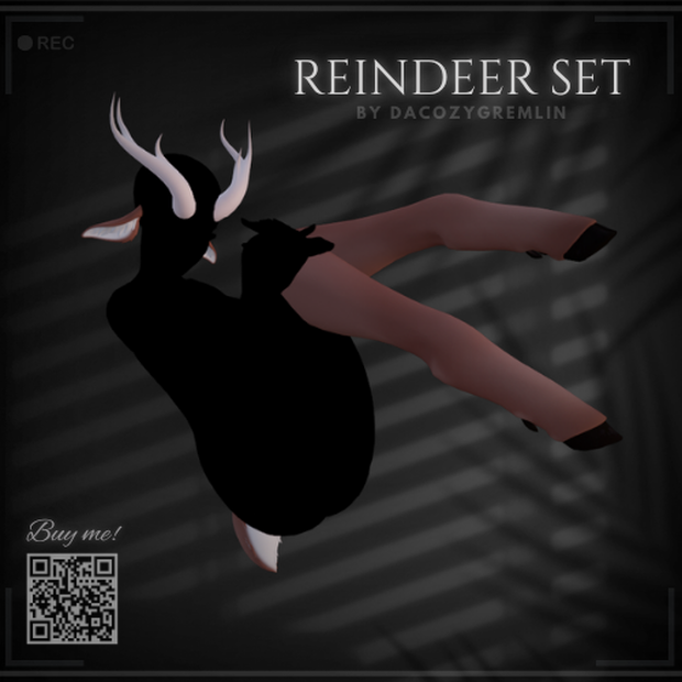 Reindeer hoof set - for male and female - personal only