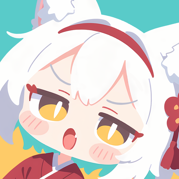 [PNGTUBER] Kitsune | pngtuber ready to use, veadotube mini, streamer, twitch, youtube, cute,
