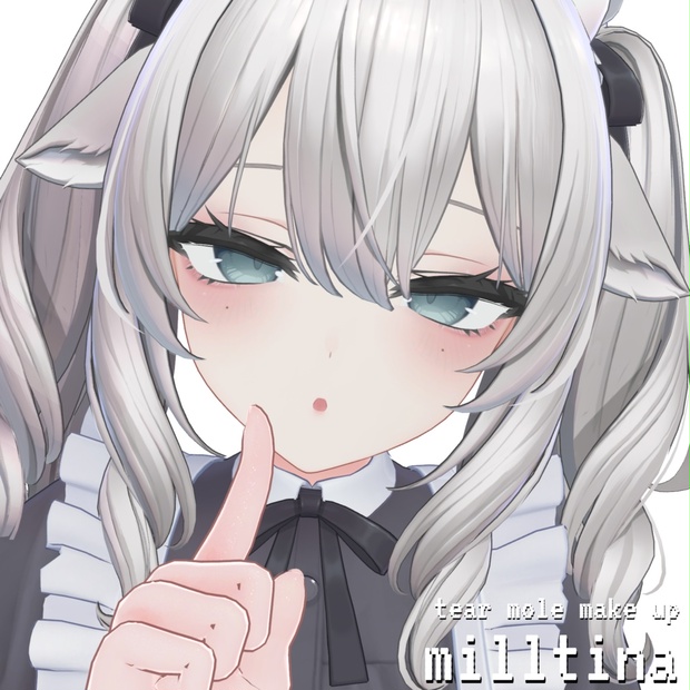 ［ミルティナ］ milltina tear mole make up + face blendshape ♡ ミルティナ メイクテクスチャ ほくろ フェイス... 