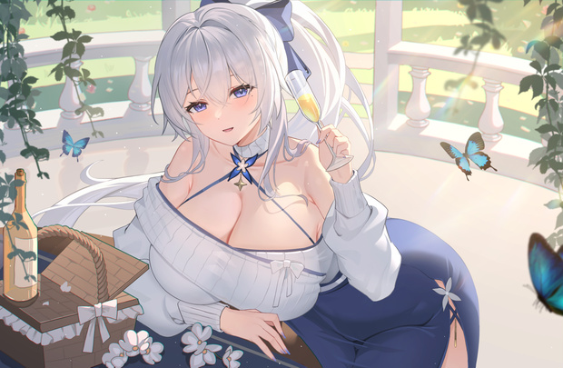【商用】【YCH base】イラストテンプレート素材Vtuber素材庭での出会い