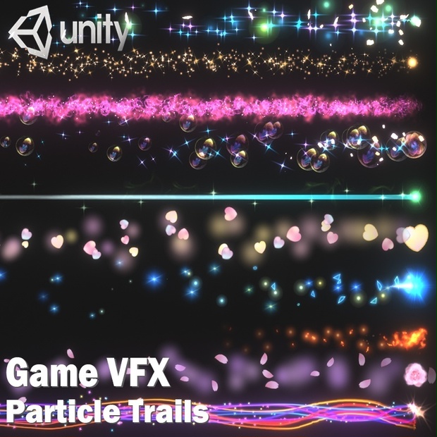 Unity Game VFX - Particle Trails Collection(URP)