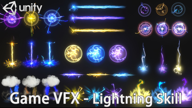 Unity Game VFX：Lightning Effect Collection