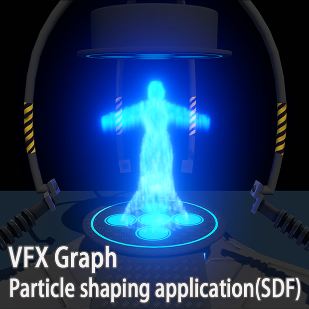 Unity VFX Graph：Particle shaping application(SDF)