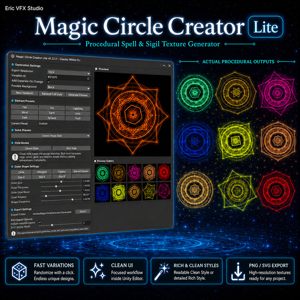 Unity Magic Circle Creator Lite