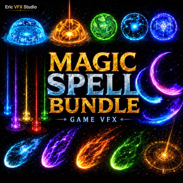 Unity Game VFX - Magic Spell Bundle