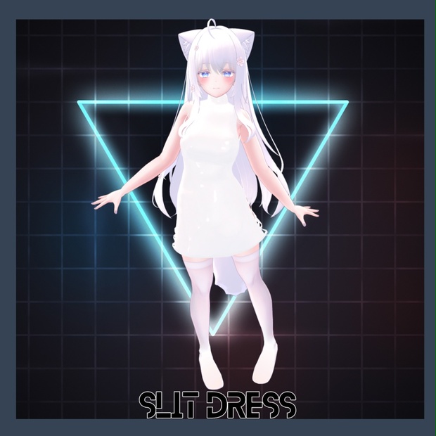 萌専用服 スリットドレス SlitDress PB・シェイプキー対応 Moe