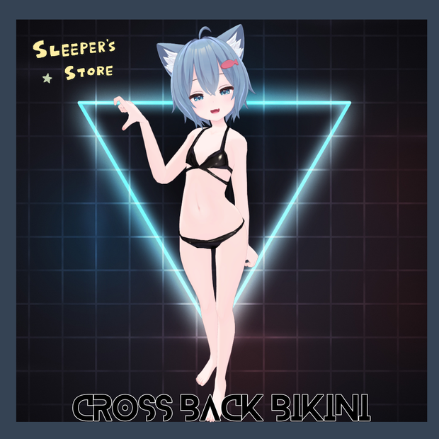 ラスク専用服　クロスバックビキニ　Cross Back Bikini　Rusk