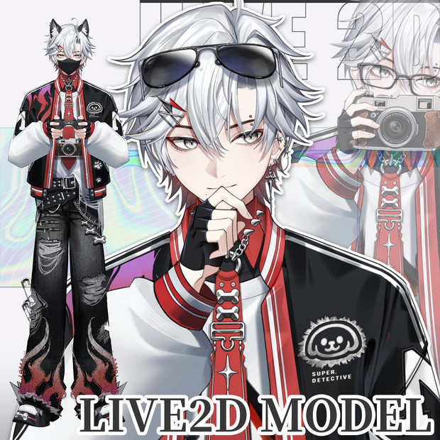 【Live2Dモデル】スト系男子/【Live2D Model】Streetwear Fashion Boy