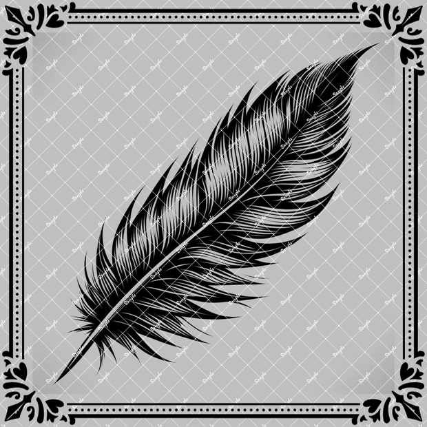 タトゥーデカール：Feather2