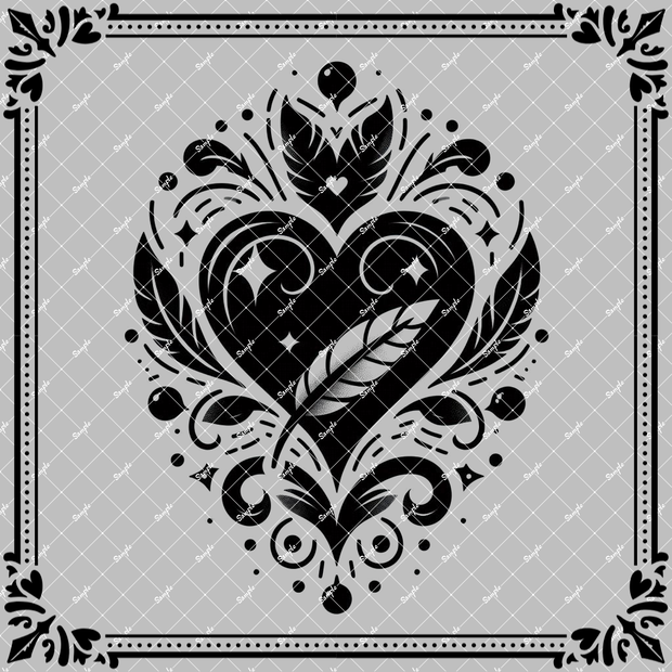 タトゥーデカール：Heart3