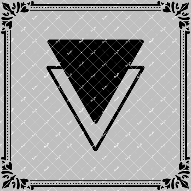  タトゥーデカール：Triangle1