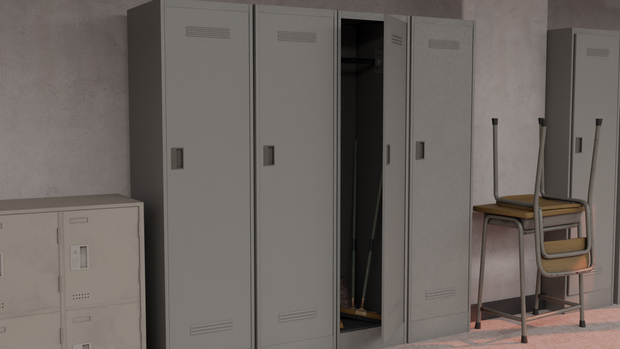 個人ロッカー 3DModel