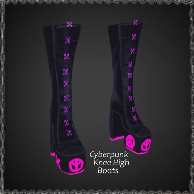 Lola’s Cyberpunk knee high boots