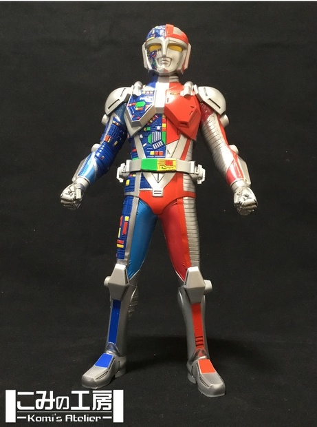 メタルダー （未彩色ガレージキット）超人機メタルダー 東映版権 