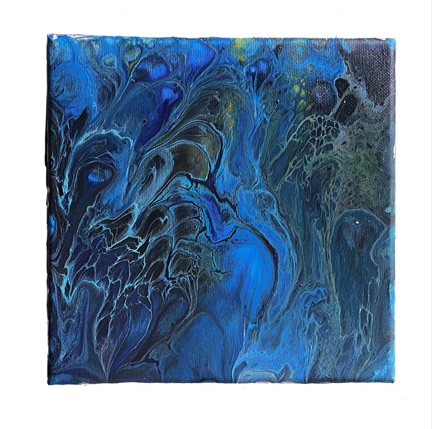 原画 カメ 亀 かめ フルイドアート パネル ポーリングアート 一点もの 希少 原画 かめ 海亀 亀 カメ Fluid Art フルイドアート ポーリングアート