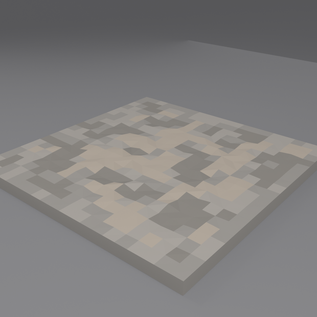 【無料】和風ローポリ 玉砂利 3Dモデル｜Low Poly Gravel Stones - Japanese Zen Ground Tile