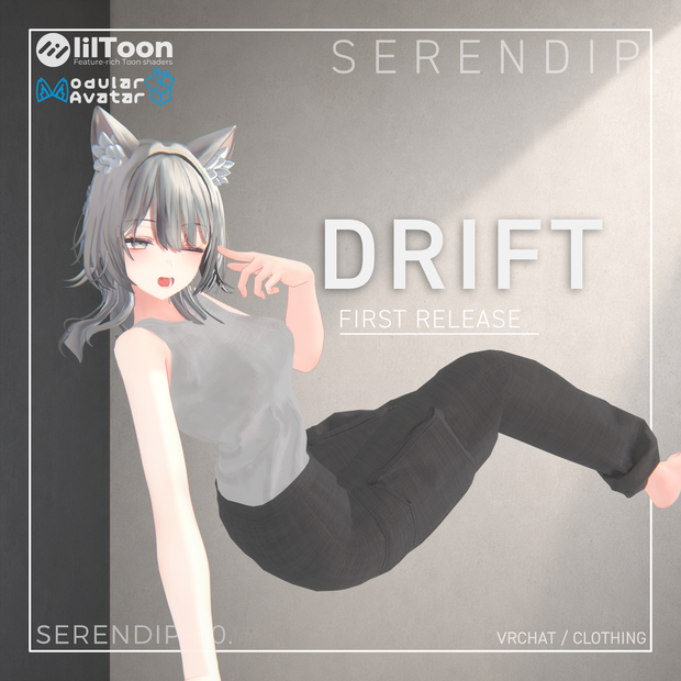 【50%OFFセール中】DRIFT｜Tank Top & Cargo Pants【８アバター対応】