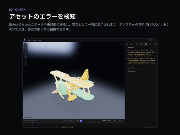 yw-look 3Dモデルビューワー