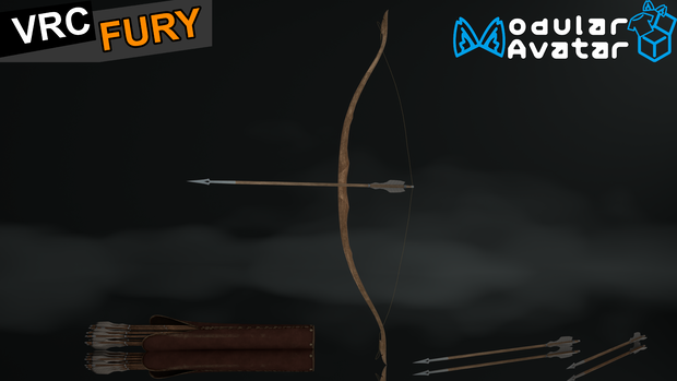 (VRChat) Wooden Bow