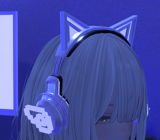【VRC】KAWAII ネコミミ ヘッドフォン