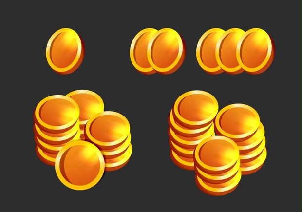 Free Gold Coin Icons Pack