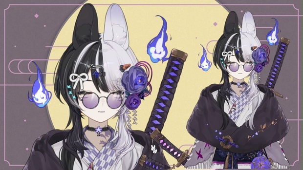 【Live2D Model/live2dモデル】Onmyoji girl 40 toggles!